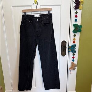 Abercrombie & Fitch Black Wash The loose High Rise Jeans